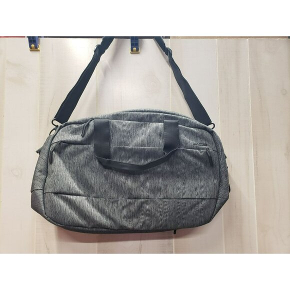 Incase City Duffel Laptop Bag With Adjustable Strap & Multiple Pockets, Gray - Picture 1 of 15